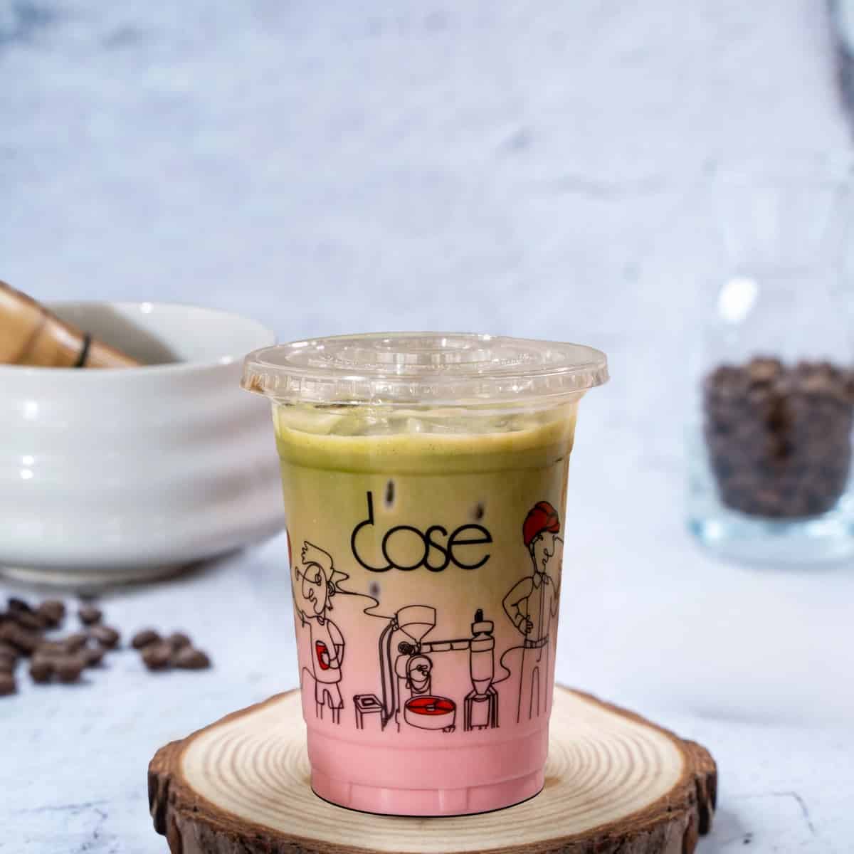 ماتشا فراولة